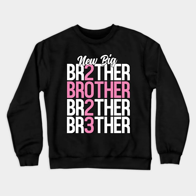 New Big Brother 2023 Pink Sibling Pregnancy Announcement Crewneck Sweatshirt by MintedFresh